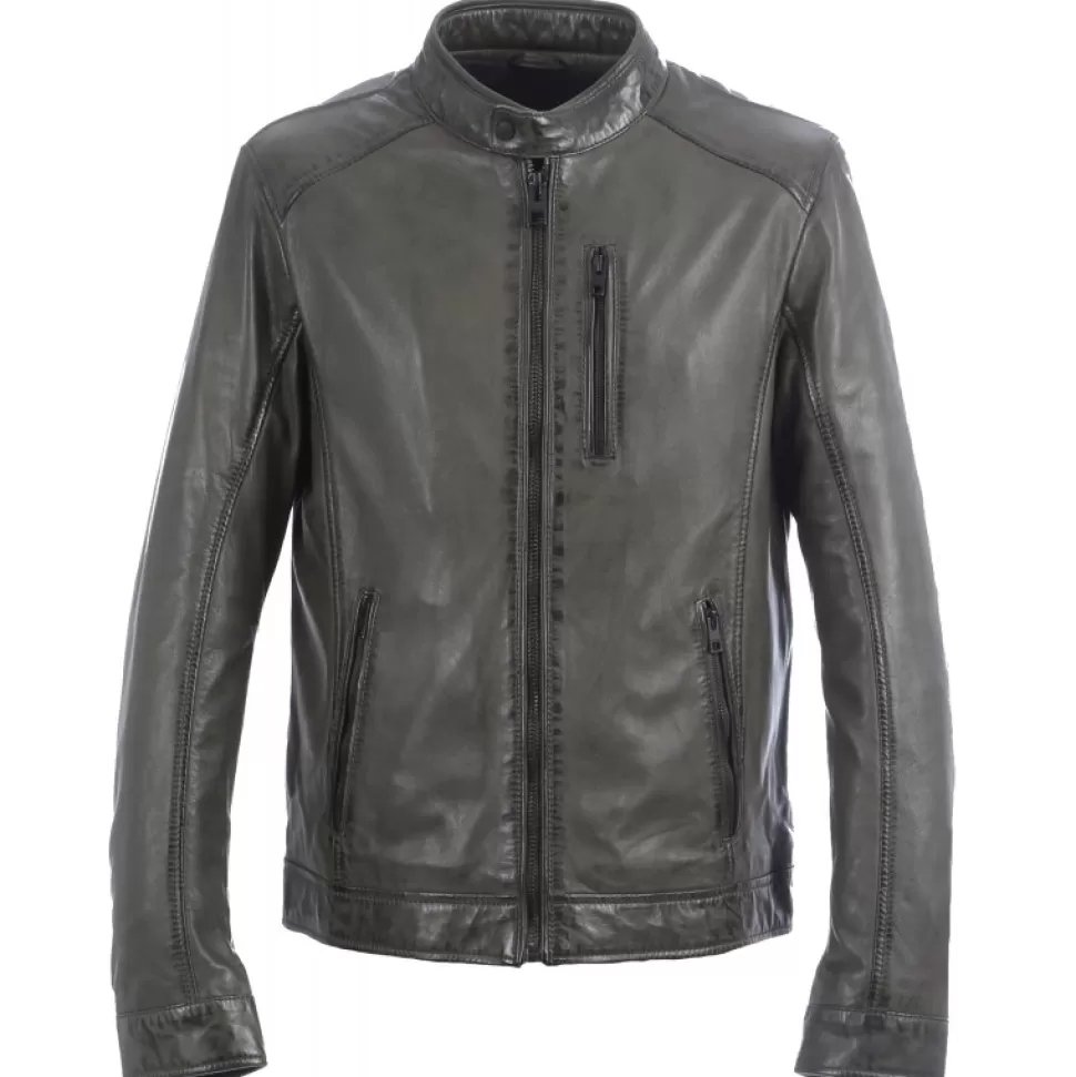 Men OAKWOOD Jackets*Agent Bronze - Genuine Leather Jacket