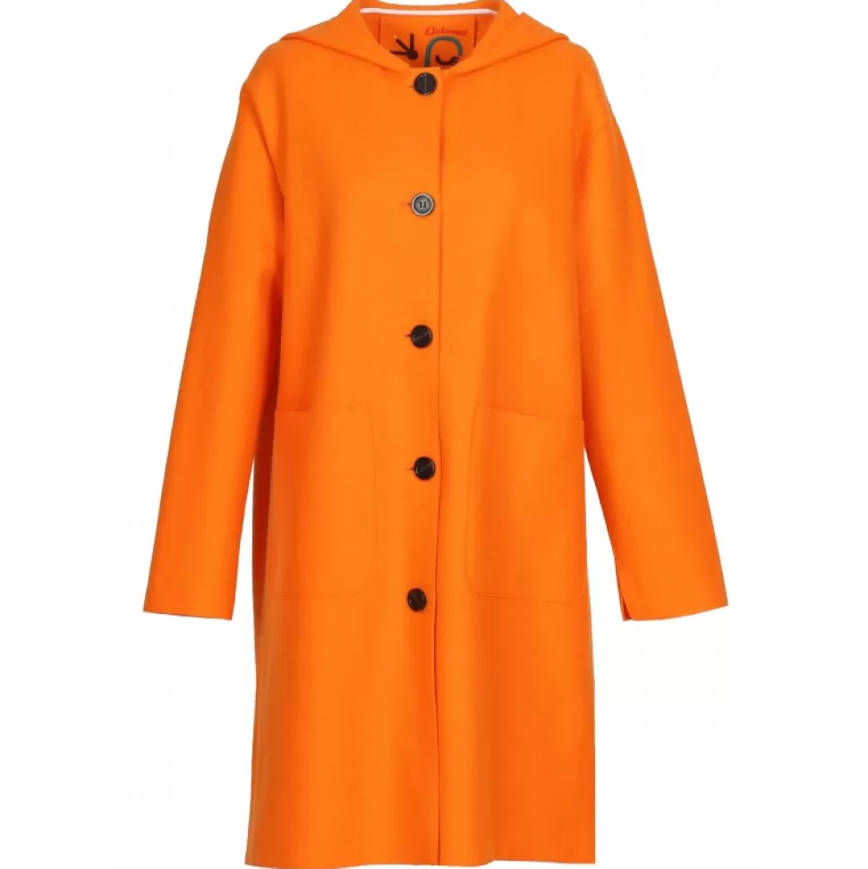 Women OAKWOOD Coats*Anais Orange - Blended Wool Coat