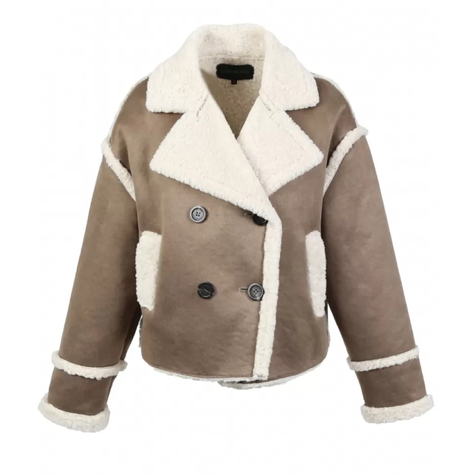 Women OAKWOOD Jackets*Duplex Mastic - Faux Shearling Jacket