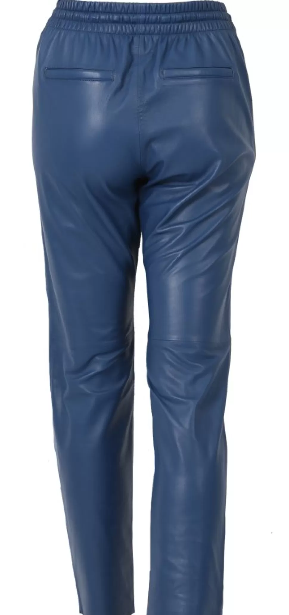 Women OAKWOOD Trousers*Gift Dark Blue - Genuine Leather Jogpants