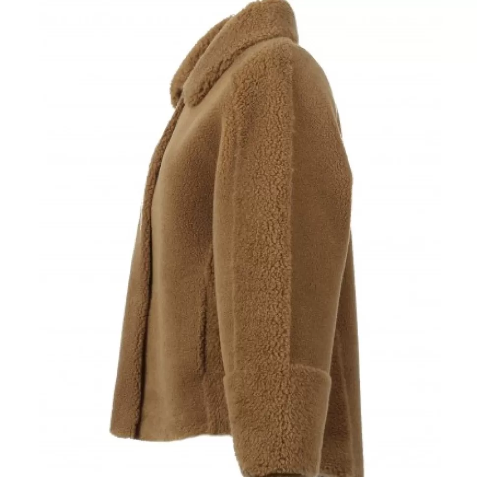 Women OAKWOOD Jackets*Helen Cognac - Faux Shearling Reversible Jacket