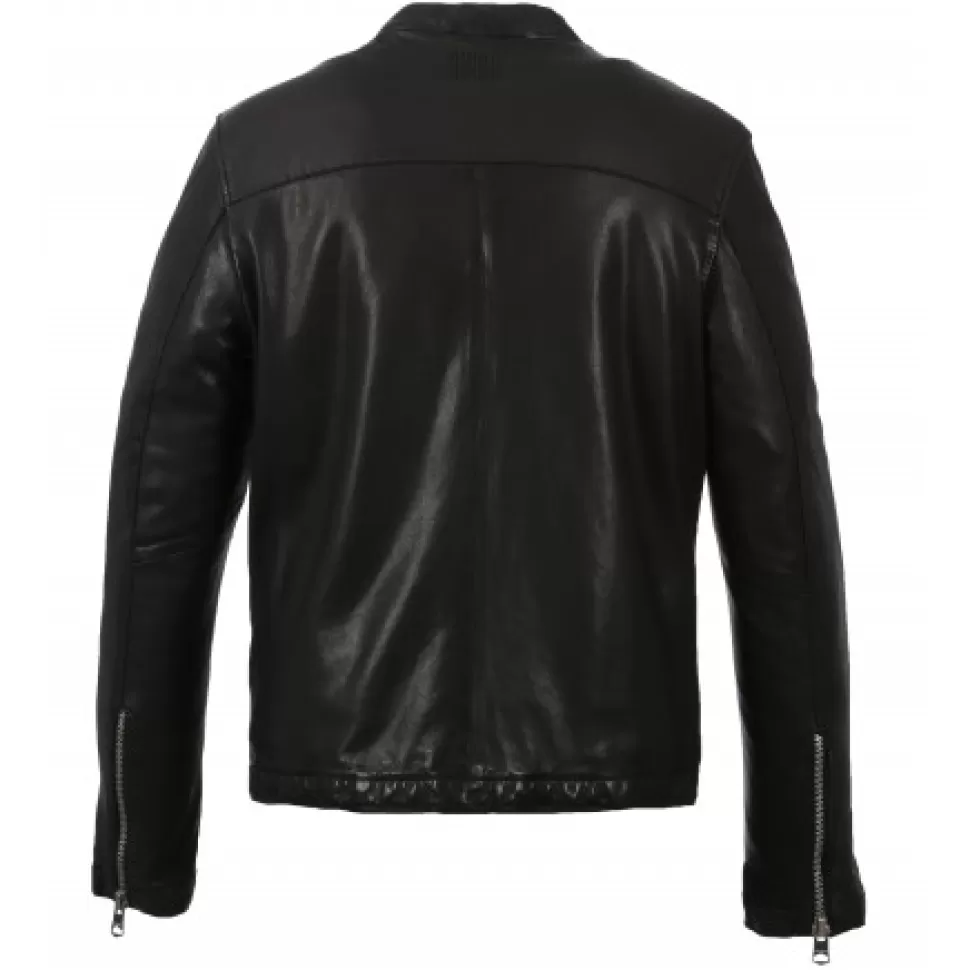 Men OAKWOOD Jackets*Maiden Black - Short Jacket In Genuine Leather