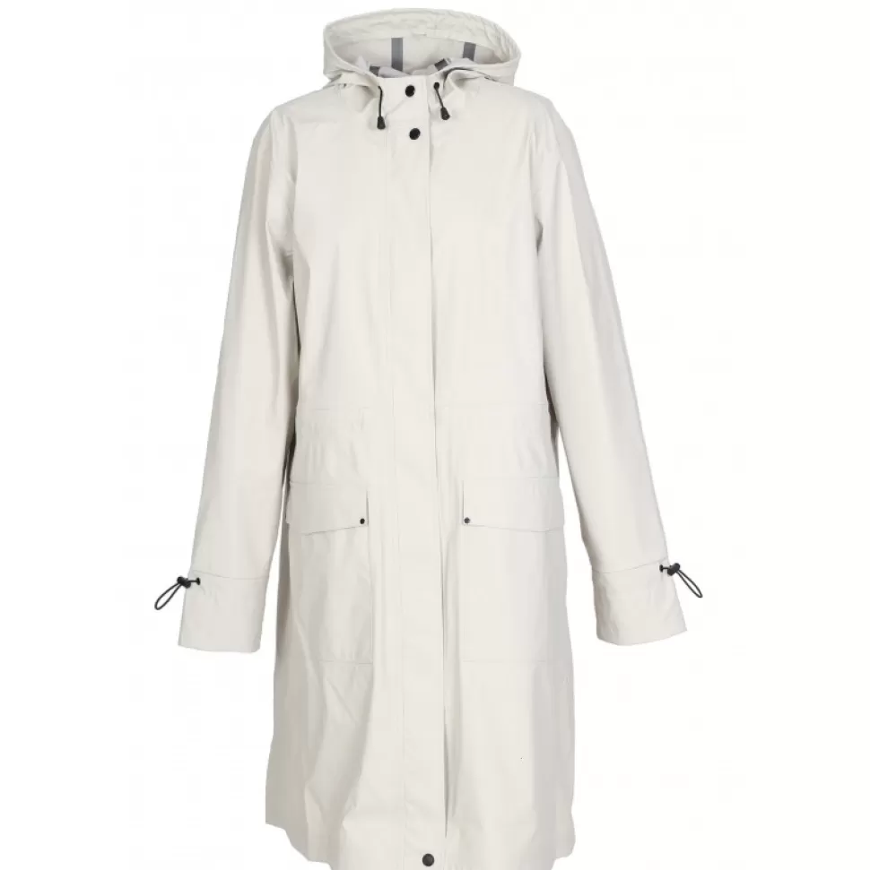 Women OAKWOOD Coats*Mistral Eggshell - Polyester Rain Coat