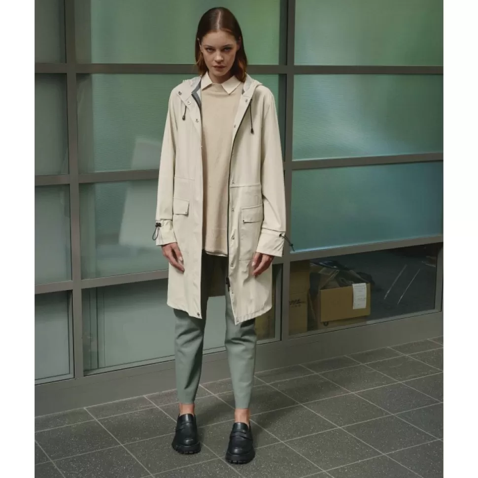 Women OAKWOOD Coats*Mistral Eggshell - Polyester Rain Coat