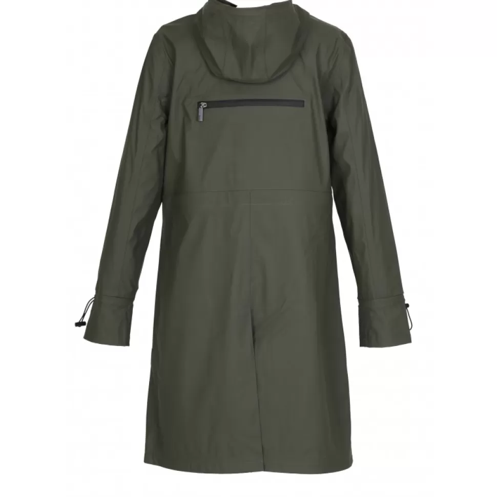 Women OAKWOOD Coats*Mistral Khaki - Polyester Rain Coat