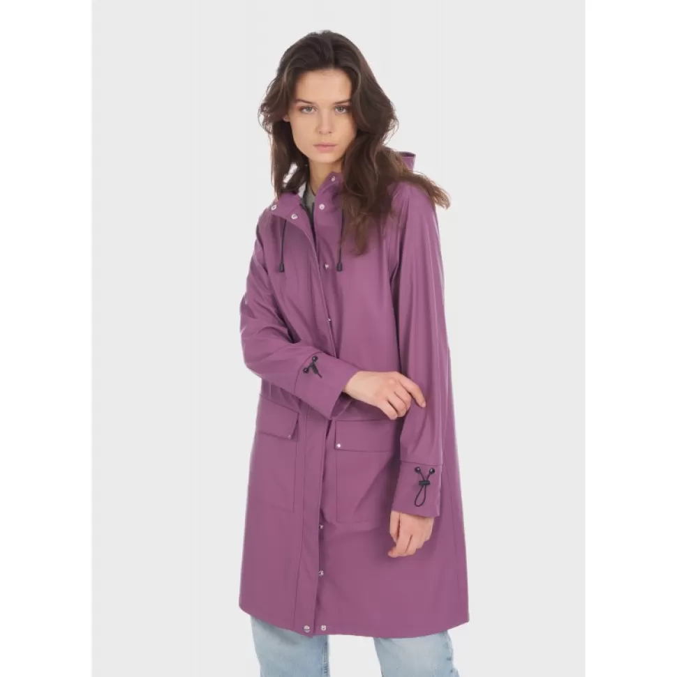 Women OAKWOOD Coats*Mistral Light Purple - Polyester Rain Coat