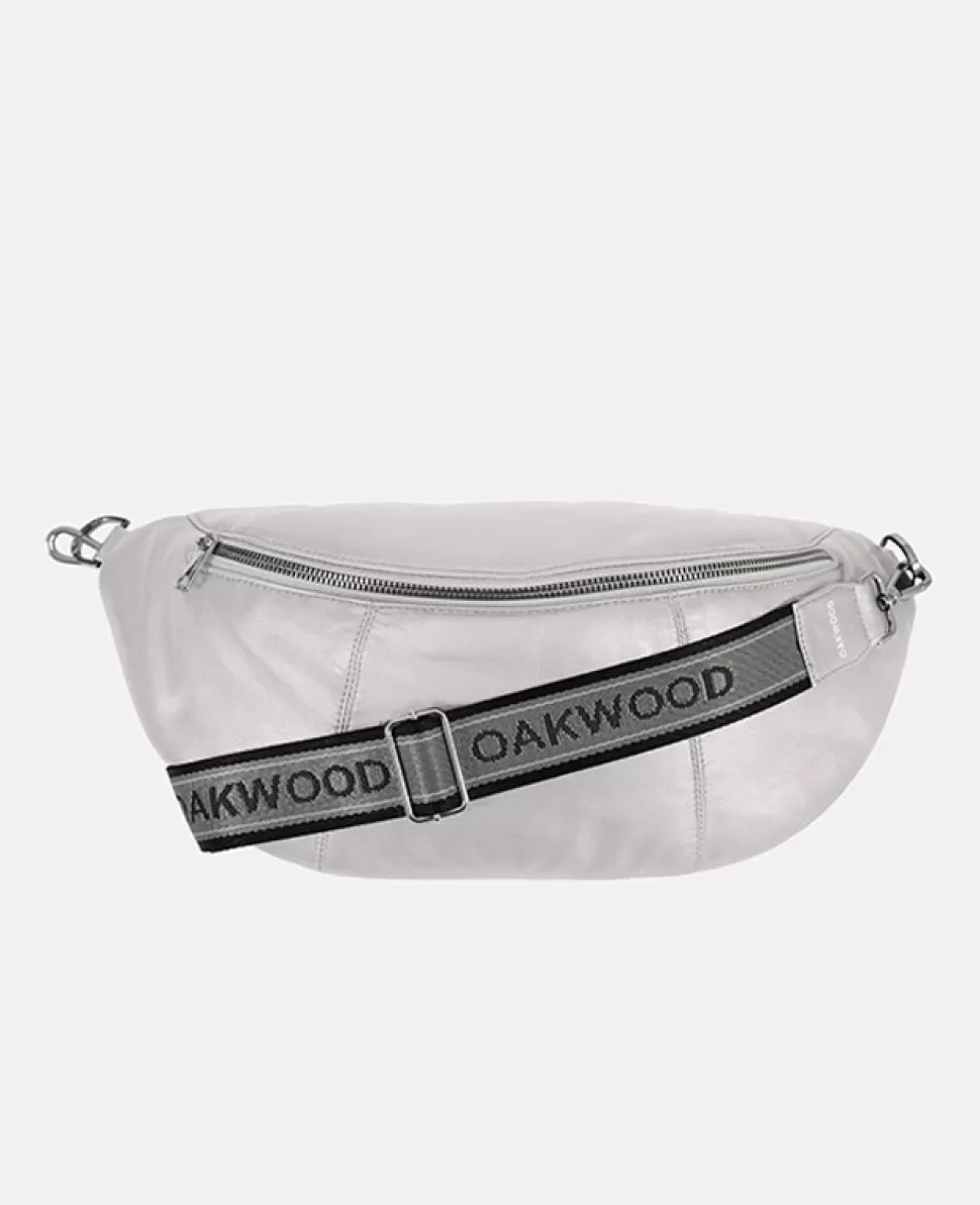 Women OAKWOOD Accessories*Murillo Metal Silver- Genuine Leather Shoulder Bag