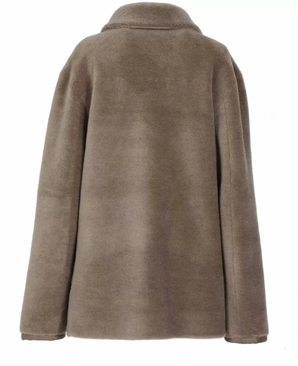 Women OAKWOOD Coats*Remember Taupe - Reversible Hooded Coat