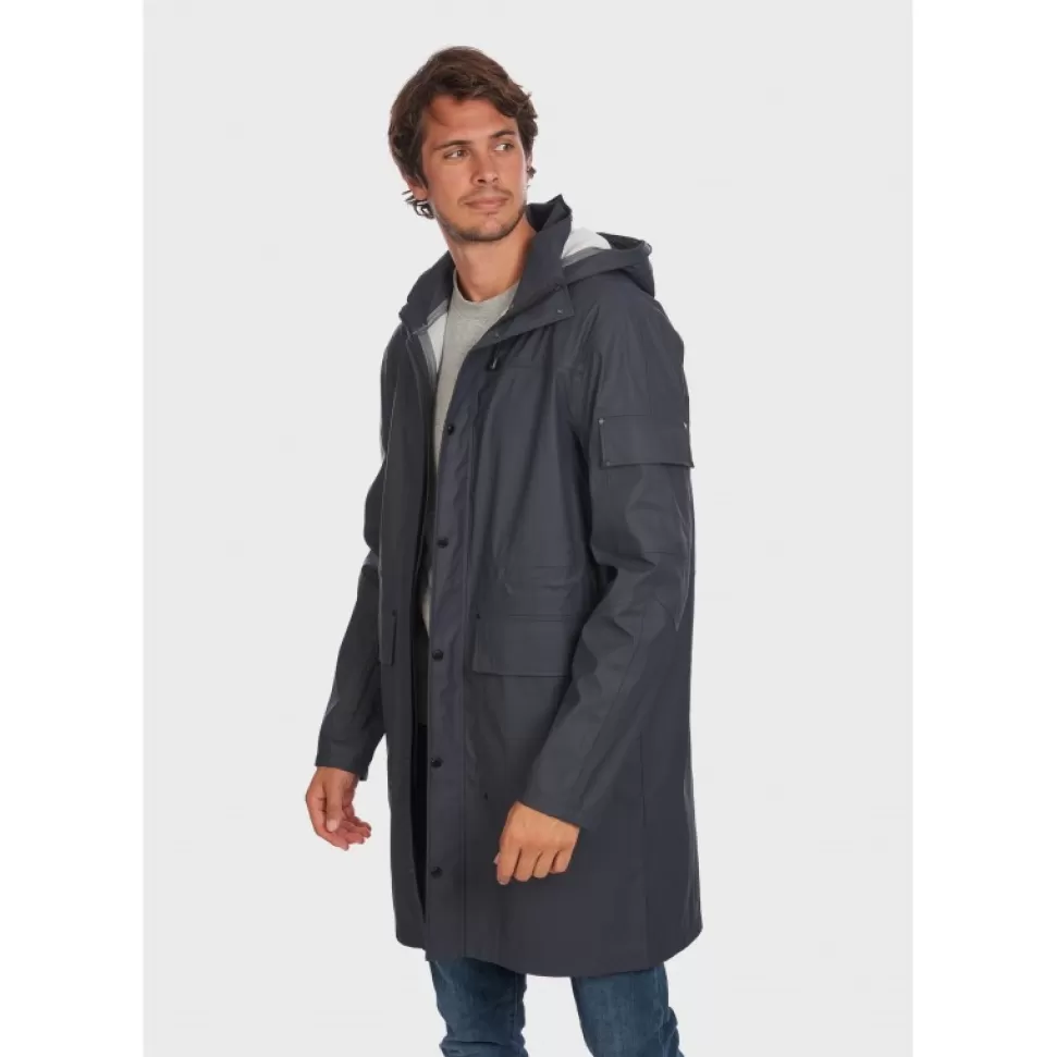 Men OAKWOOD Raincoat*Storm Navy Blue - Polyester Rain Coat