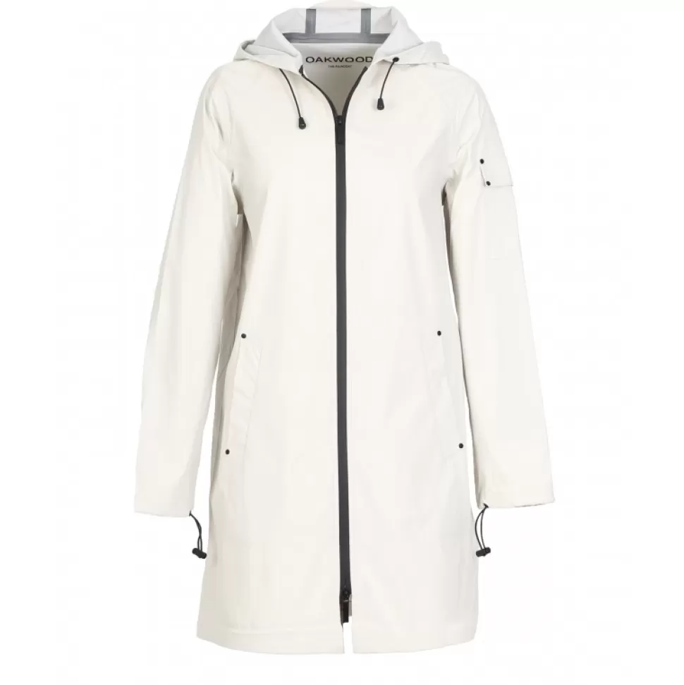 Women OAKWOOD Coats*Tempete Eggshell - Polyester Rain Coat