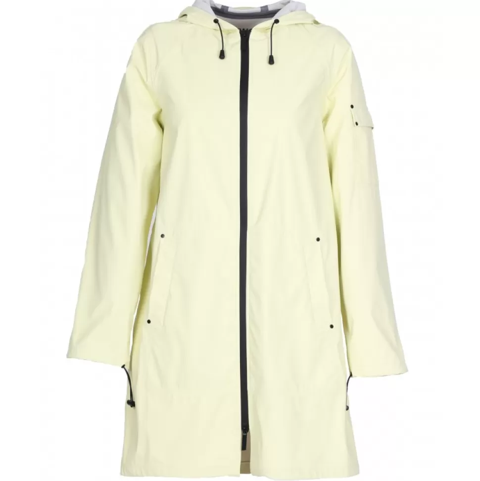 Women OAKWOOD Coats*Tempete Light Yellow - Polyester Rain Coat