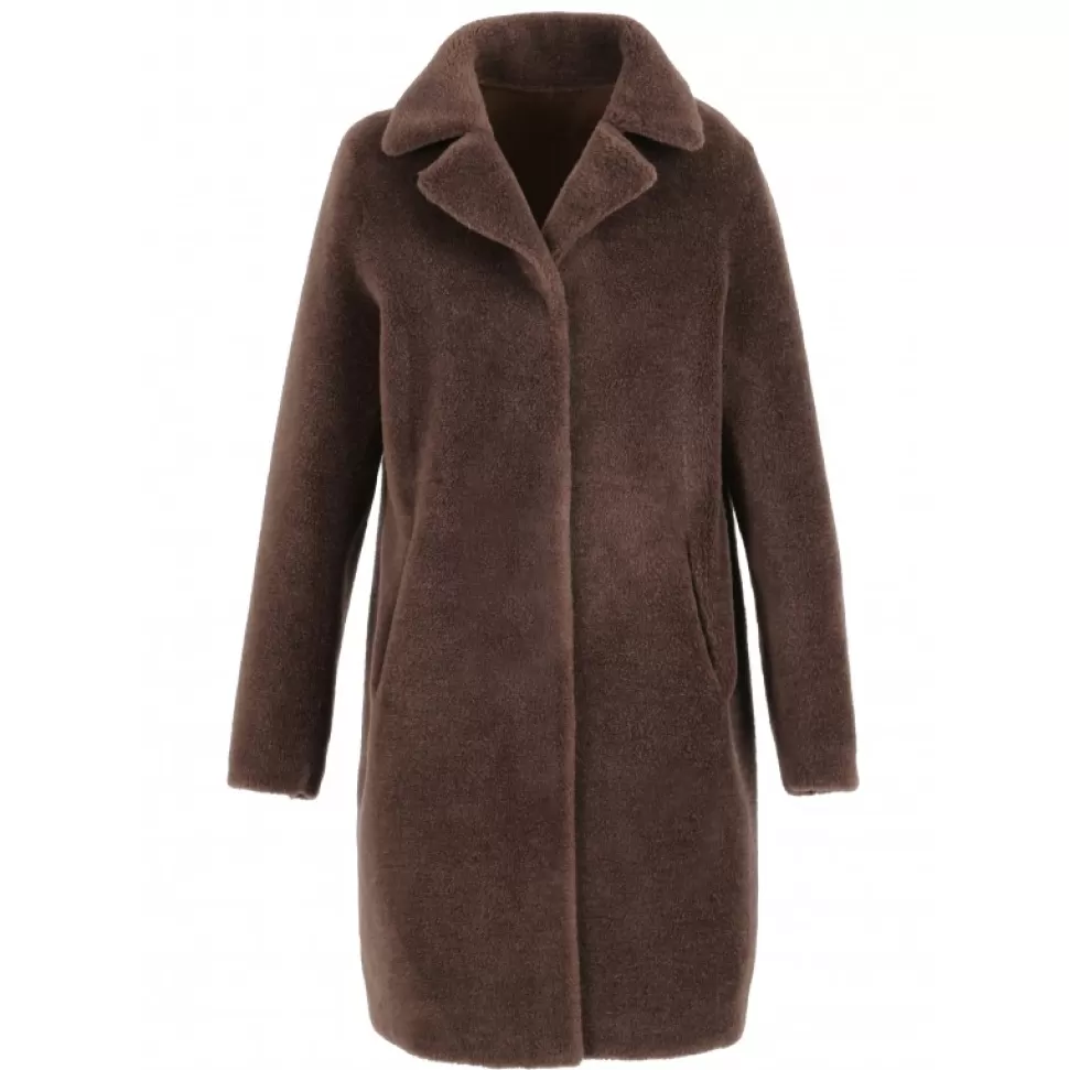 Women OAKWOOD Coats*Venus Brown - Reversible Hooded Coat